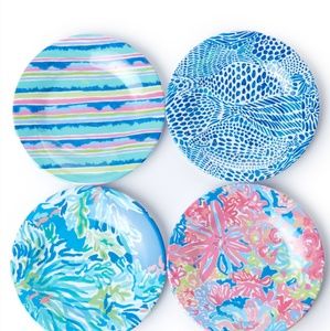Lilly Pulitzer appetizer plates.  NIB.